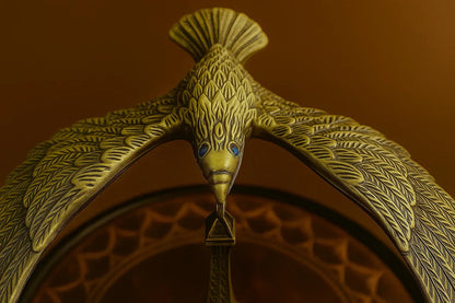 Balancing Brass Eagle Showpiece on Eiffel Tower - Center of Gravity Desk Toy