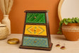 Hand-Painted Wooden 3-Drawer Chest - Indian Artisan Jewelry Box & Trinket Organizer