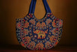 Handcrafted Embroidered Cotton Sling Bag Elephant Motif – Boho Ethnic Tote for Women – Rajasthani Folk Art Design