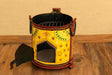 Hand-Painted Metal Sigdi - Traditional Indian Angeethi / Charcoal BBQ Grill